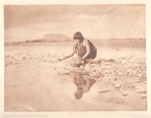 Am grauen Morgen, San Ildefonso von Edward S. Curtis