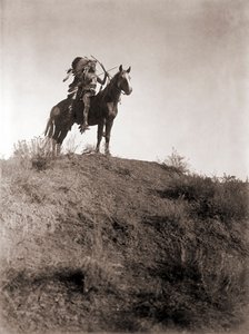 Absaroke-Krieger zu Pferd