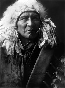 Bread, Apsaroke-Indianer, ca. 1908, Foto von Edward S. Curtis von Edward Sheriff Curtis