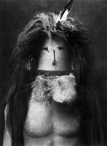 Navajo-Indianer verkleidet als Göttin Haschebaad von Edward Sheriff Curtis