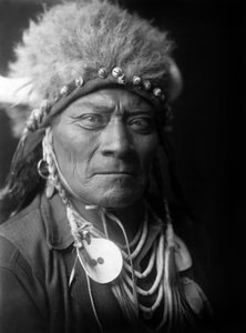 One Blue Bead, Indianer, ca. 1908, Foto von Edward S. Curtis von Edward Sheriff Curtis