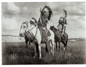 Sioux-Häuptlinge, Platte aus 