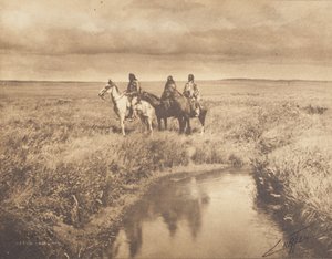 Die drei Häuptlinge - Piegan von Edward Sheriff Curtis