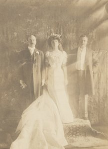 Theodore Roosevelt, Alice Roosevelt Longworth und Nicholas Longworth von Edward Sheriff Curtis