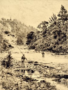 Der Tees: Der Tees bei Ovington, ca. 1880 von Edward Slocombe