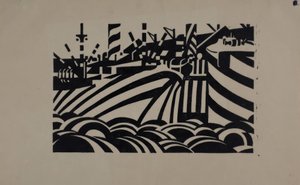 Dock-Szene von Edward Wadsworth