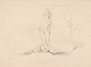 Er bittet mich, das Letzte zu trocknen... von Edward Webb, after George Elgar Hicks