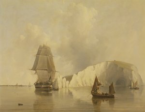 Vor den Needles, Isle of Wight von Edward William Cooke