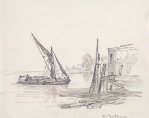 Blick auf die Themse bei Battersea