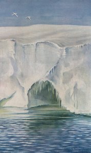 Höhle in der Barriere, Cape Crozier, 4. Januar 1911, 1913 von Charles Edward Wilson