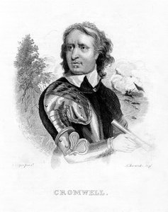 Oliver Cromwell, englischer Militärführer und Politiker, 19. Jahrhundert