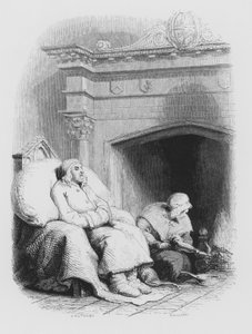 Shakespeare, Der magere und schlüpfrige Pantaloon (Stich)