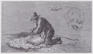 Schafschur von Edwin (after) Landseer