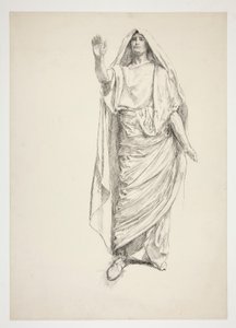 Anthony (Vorzeichnung für .3138) - Julius Caesar von Edwin Austin Abbey