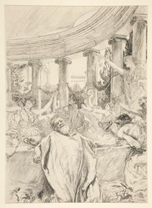 Apemantus von Edwin Austin Abbey