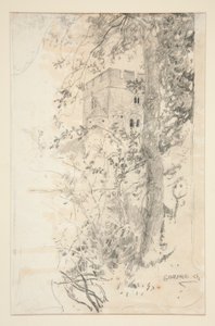 Architekturstudie von Edwin Austin Abbey