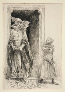 Armado und Moth, aus Akt III, Szene i, Liebe von Edwin Austin Abbey