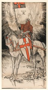 Zeichnung für das Plakat zur Bewerbung der Ausstellung und Veröffentlichung des Buches von Abbey