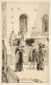 Exuent Salarino und Salanio, aus Akt I, Szene i, Der Kaufmann von Venedig