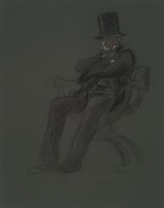 Figurenstudie von Edwin Austin Abbey