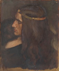 Figurenstudie von Hamlet, für die Theaterszene in Hamlet, Akt III, Szene II