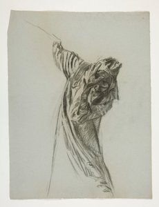Figurenstudie für König Artus von Edwin Austin Abbey