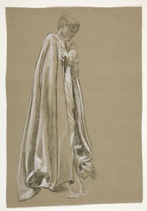 Figurenstudie für die Kindheit von Galahad(?) aus Die Suche nach dem Heiligen Gral (eine Serie von 15 Gemälden für die Boston Public Library, abgeschlossen 1901)