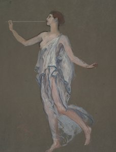 Figurenstudie für die Figur des Ruhms(?)