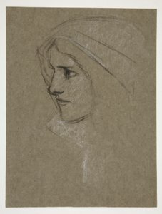 Kopf von Cordelia, aus König Lear von Edwin Austin Abbey