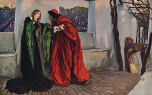 O Mistress Mine, wo wanderst du, 1899 ca. 1940 von Edwin Austin Abbey
