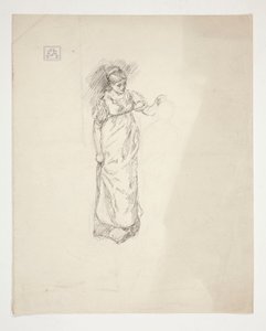 Skizze einer Frau - unidentifizierte Illustration