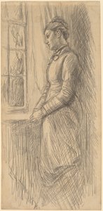 Einsamkeit: Miss Vesta Rollinstall von Edwin Austin Abbey