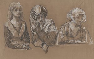 Studien von 3 Frauen für die Royal Exchange