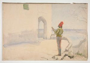 Studie für von Edwin Austin Abbey