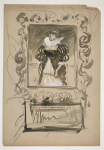 Studie von Edwin Austin Abbey