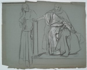 Studie für König und Gefolge in Hamlet