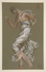 Studie für Figur von 1 Uhr in