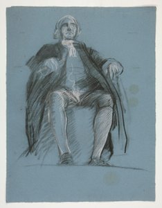Studie für die Figur von General John Peter Gabriel Muhlenberg