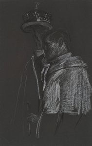 Studie eines Peers für die Krönung von Edward VII von Edwin Austin Abbey
