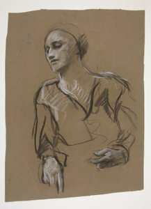 Studie einer Frau