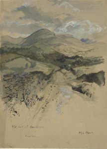 Das Tal von Ambleside, Wansfell von Edwin Austin Abbey