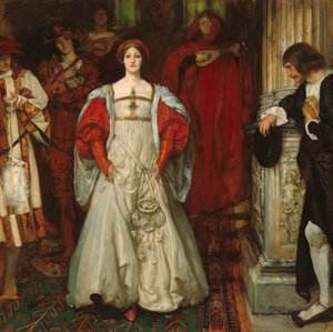 Wer ist Sylvia? Was ist sie, dass alle Hirten sie loben?, ca. 1896-99 von Edwin Austin Abbey