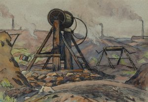 Das Fördergerüst von Edwin Butler Bayliss