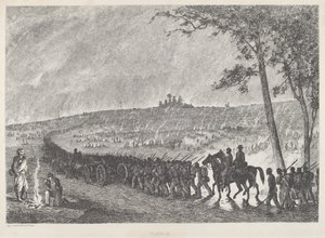 Ins Lager gehen bei Nacht von Edwin Forbes