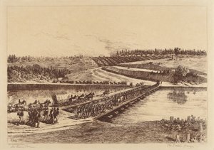 Die Pontonbrücken von Edwin Forbes
