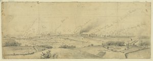 Die Schlacht von Antietam oder Sharpsburg von Edwin Forbes