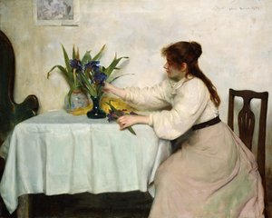 Die Iris arrangieren von Edwin Harris