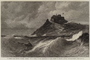 Ein frischer Wind, Mount Orgueil, Jersey von Edwin Hayes