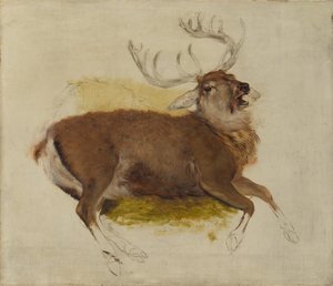 Sterbender Hirsch, ca. 1830