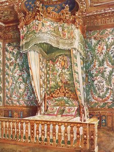 Vergoldetes Staatsbett von Königin Marie Antoinette